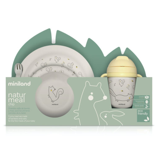 Baby Geschirrset Natur Meal Chip – Bild 2